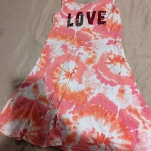 Girls size 7/8 tie dye summer dress